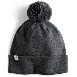 Sun + Stone Men's Solid Pom Beanie